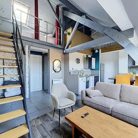 Le Duplex Caractere - 2 Ch & Centre 아파트 *